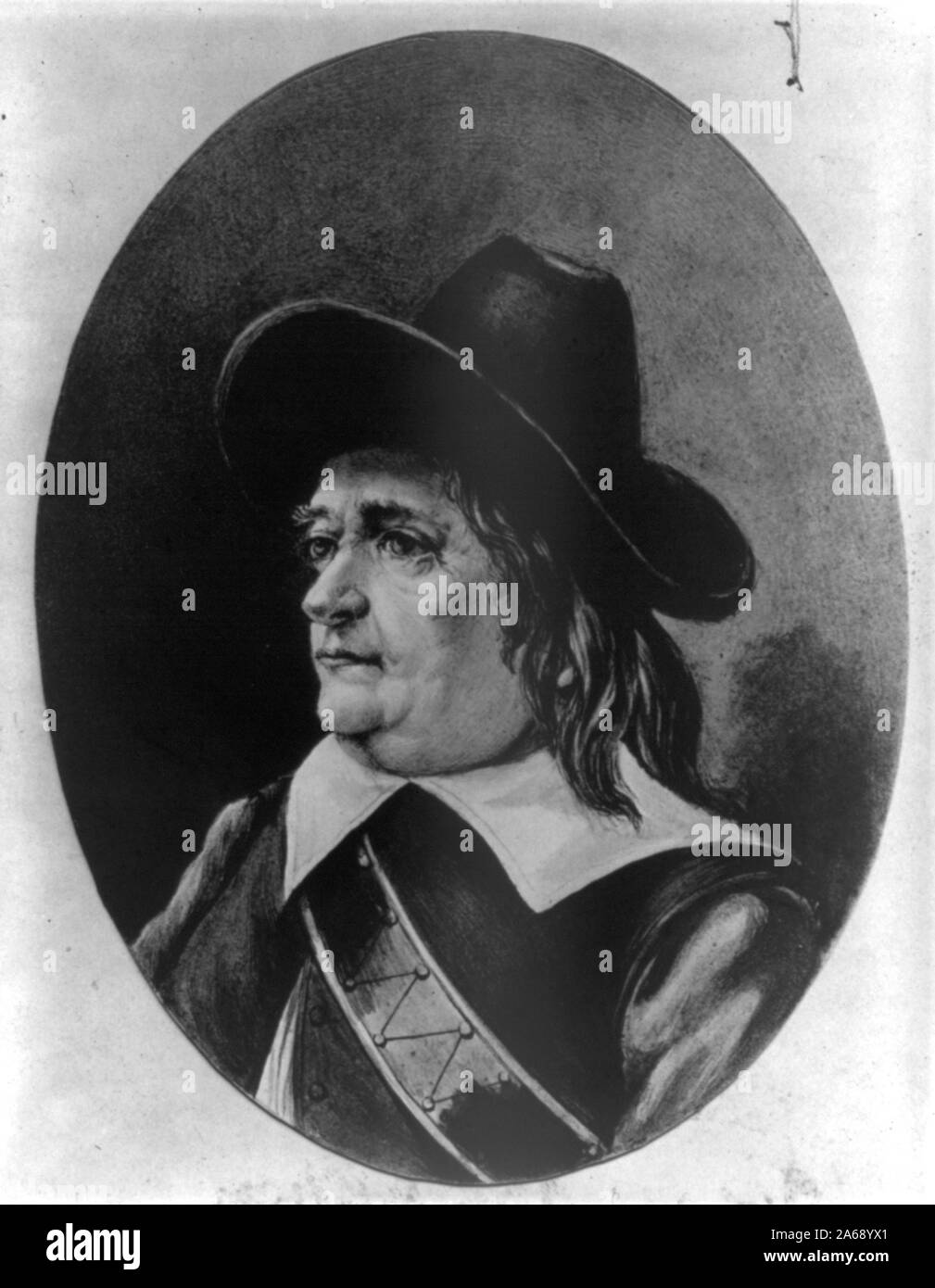 Wouter van Twiller, bust portrait, facing left Stock Photo Alamy