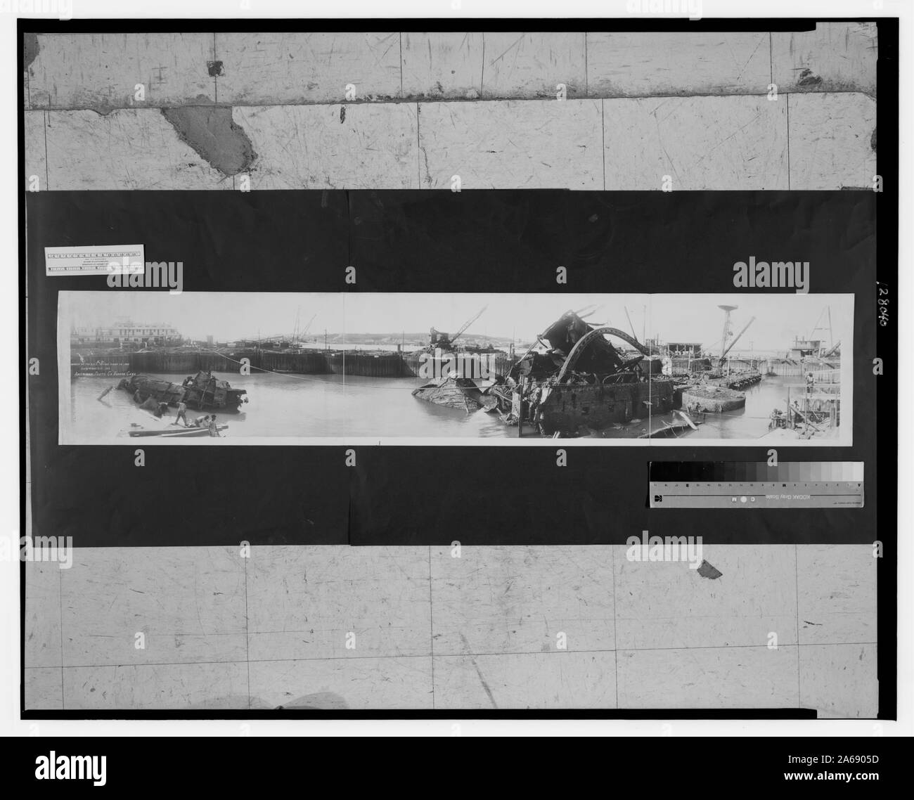 Wreck of the U.S.S. Maine, June 16, 1911 Stock Photo Alamy