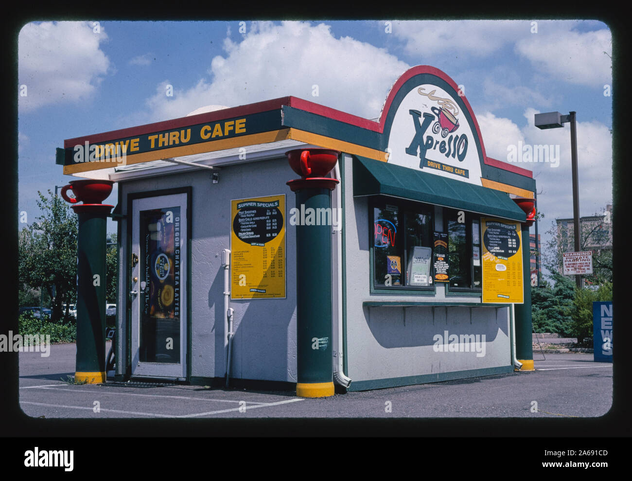 Xpresso Drive Thru Cafe, Denver, Colorado Stock Photo Alamy