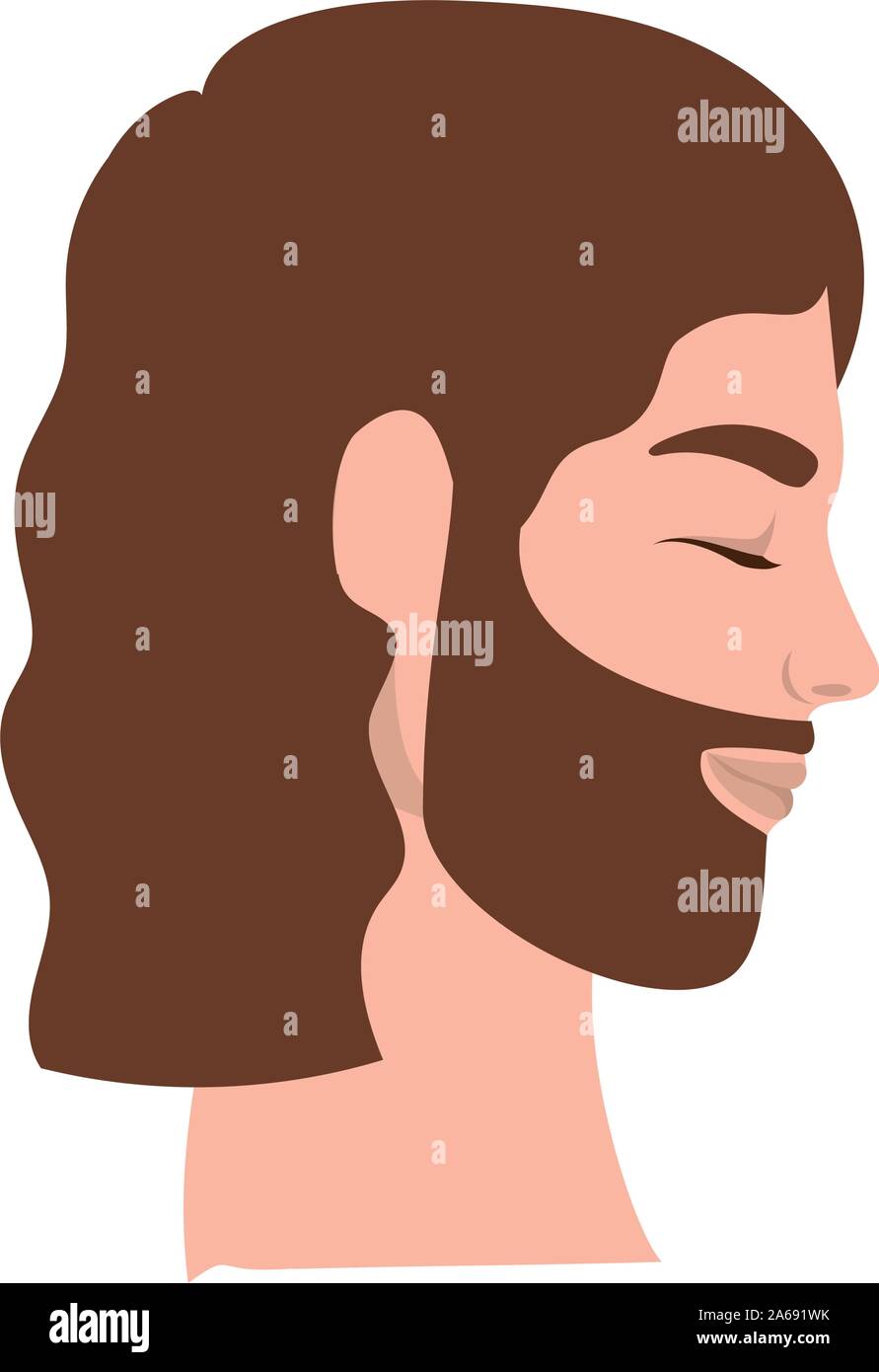 saint joseph manger character icon Stock Vector