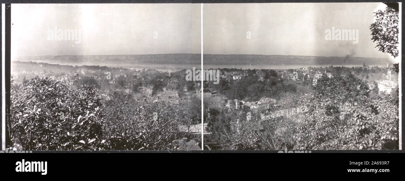 Yonkers from Park Hill Stock Photo Alamy