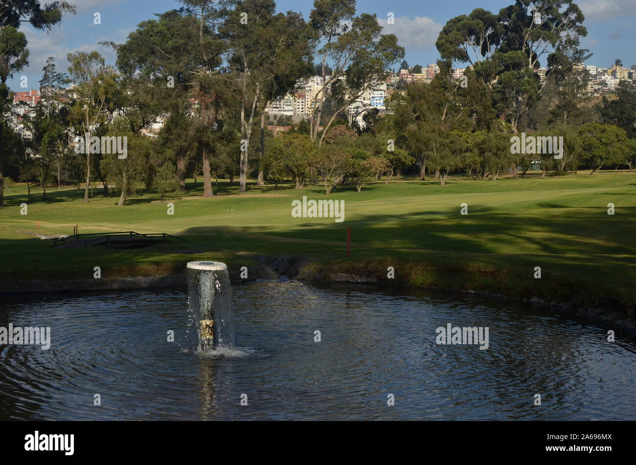 A golf field located in Quito, Ecuador Stock Photo Alamy