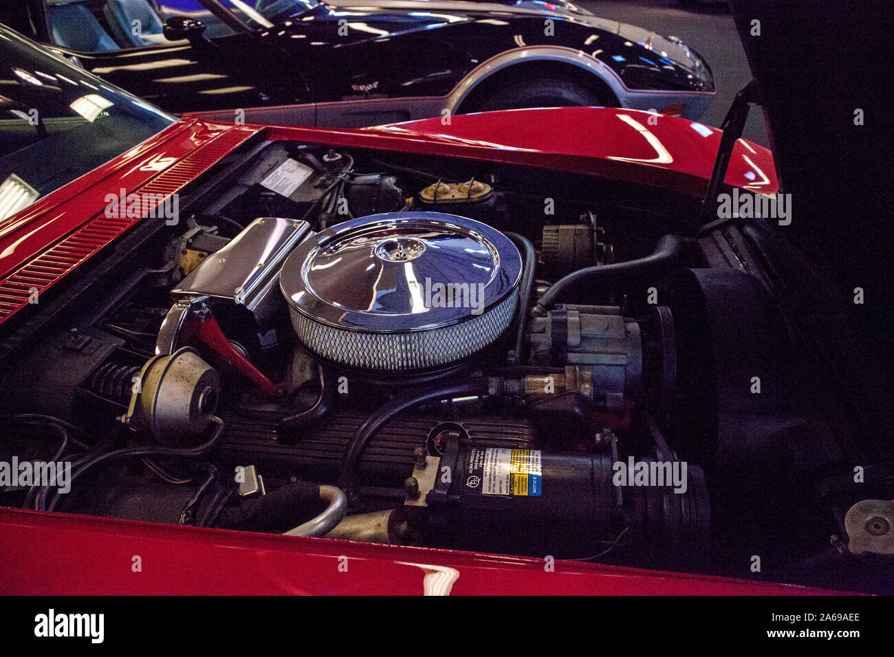 Punta Gorda, Florida, USA October 13, 2019 Red 1972 Chevrolet