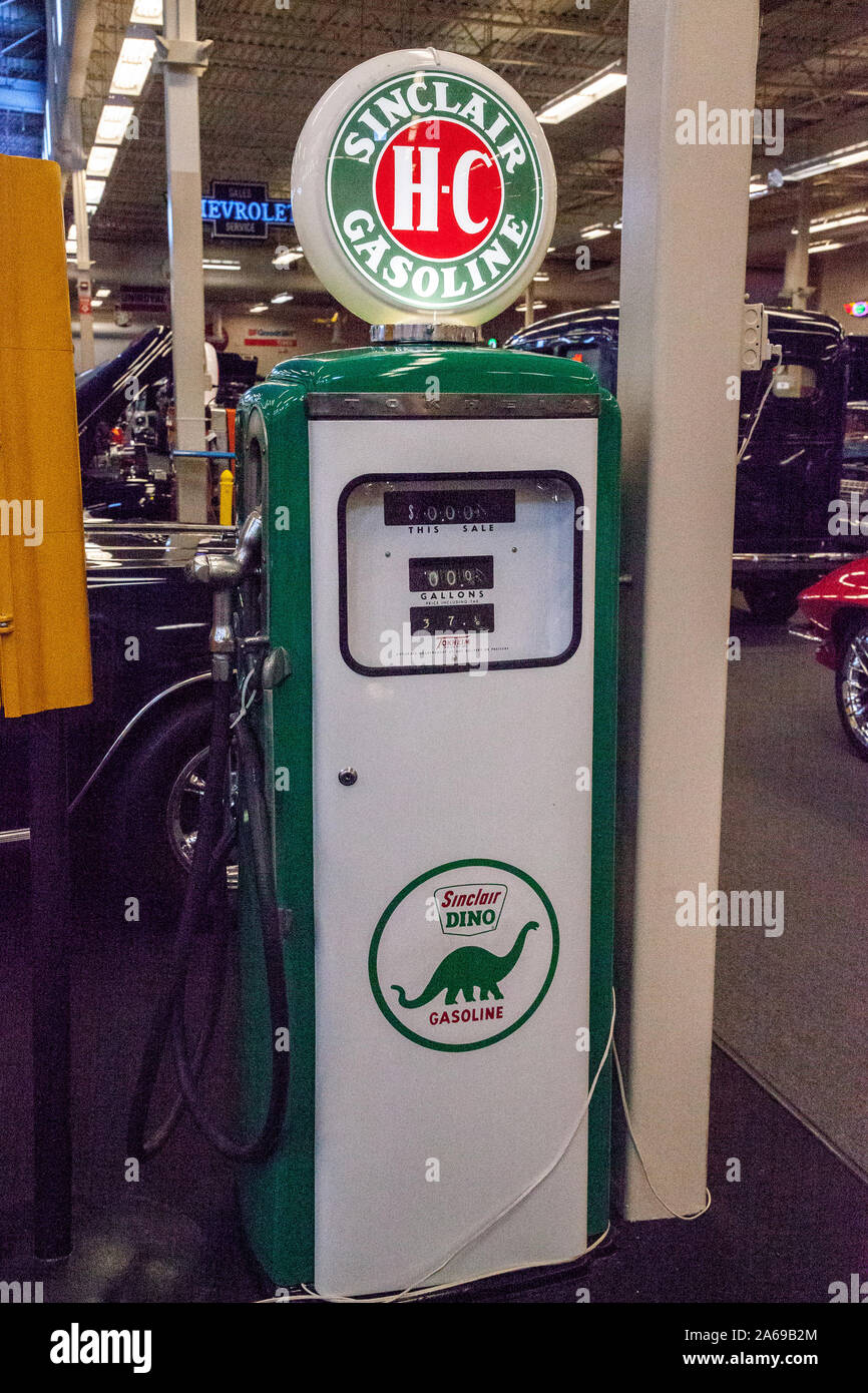 Punta Gorda, Florida, USA October 13, 2019 Antique Sinclair HC