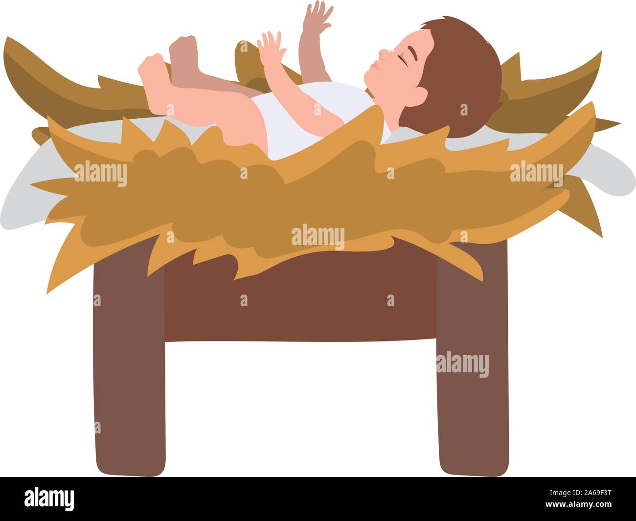 Baby jesus in the cradle hires stock photography and images Alamy