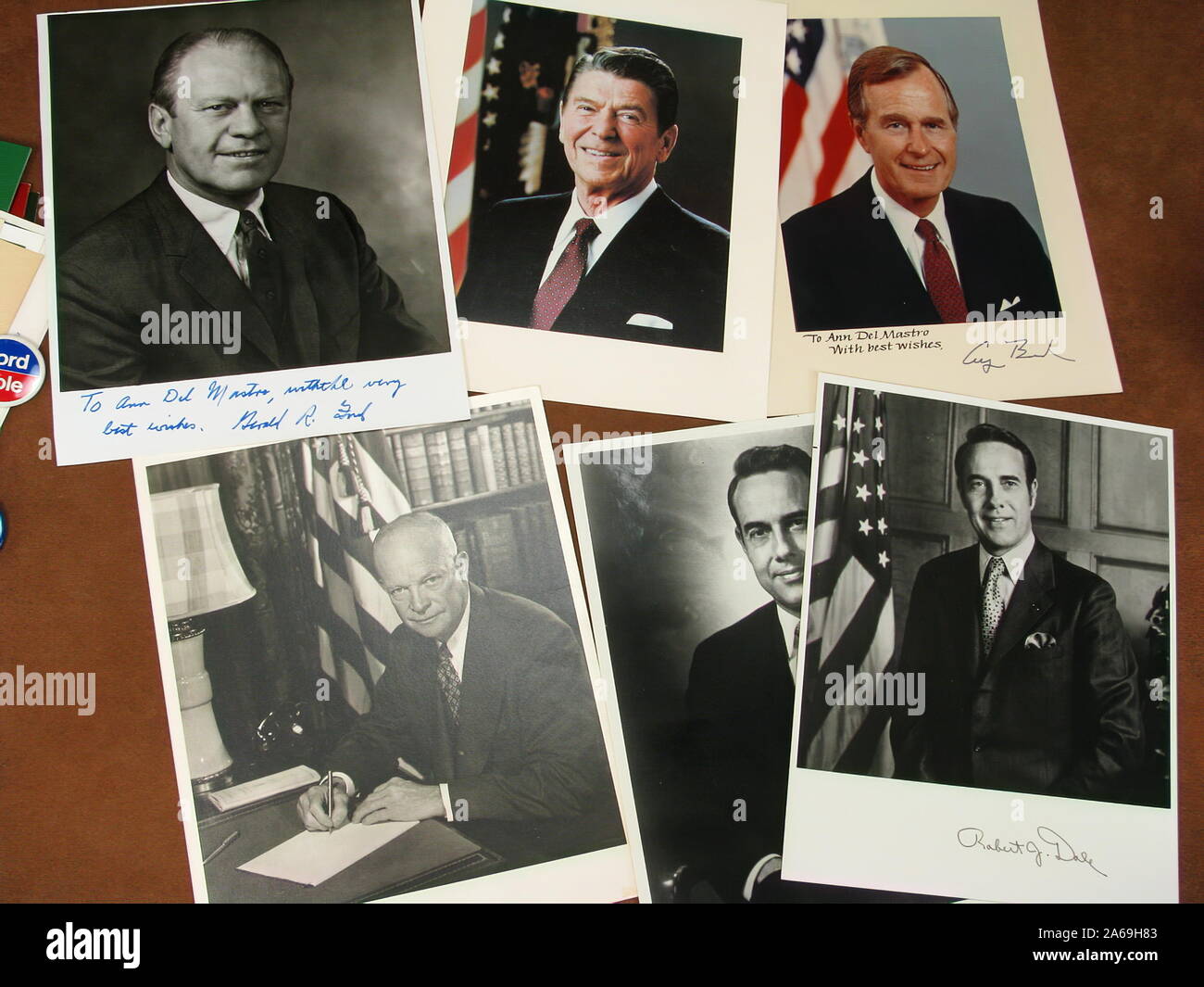 Vintage American Presidents and family photos and memorabilia