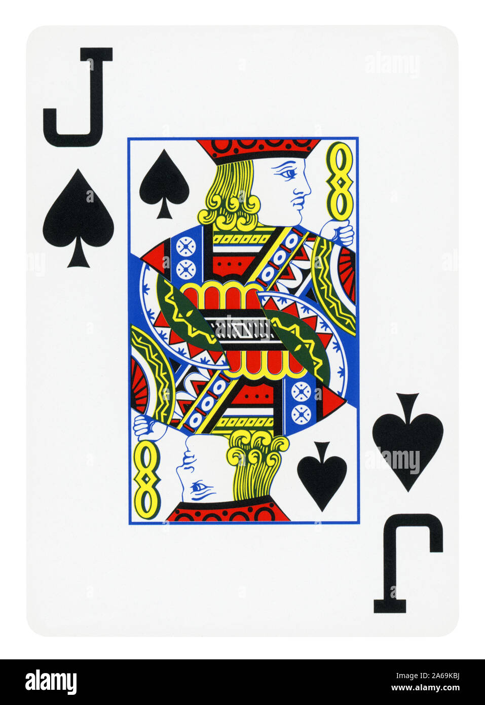 Jack spades card Cut Out Stock Images & Pictures Alamy