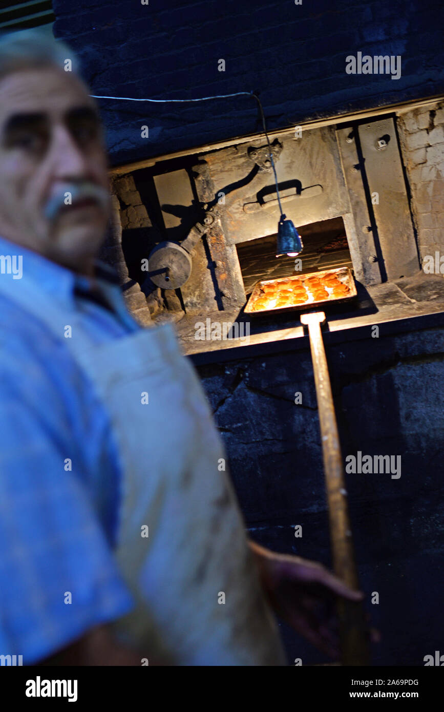El Boleo bakery in Santa Rosalia, Baja California Sur, Mexico Stock