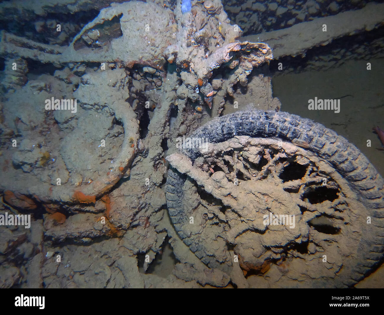 The wreck of the SS Thistlegorm in the Red Sea, Egypt Stock Photo - Alamy