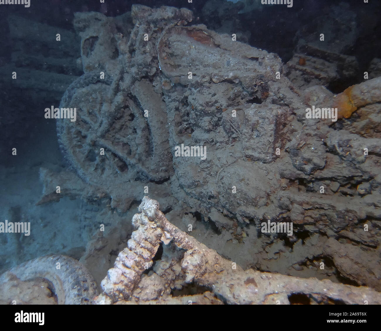 The wreck of the SS Thistlegorm in the Red Sea, Egypt Stock Photo - Alamy