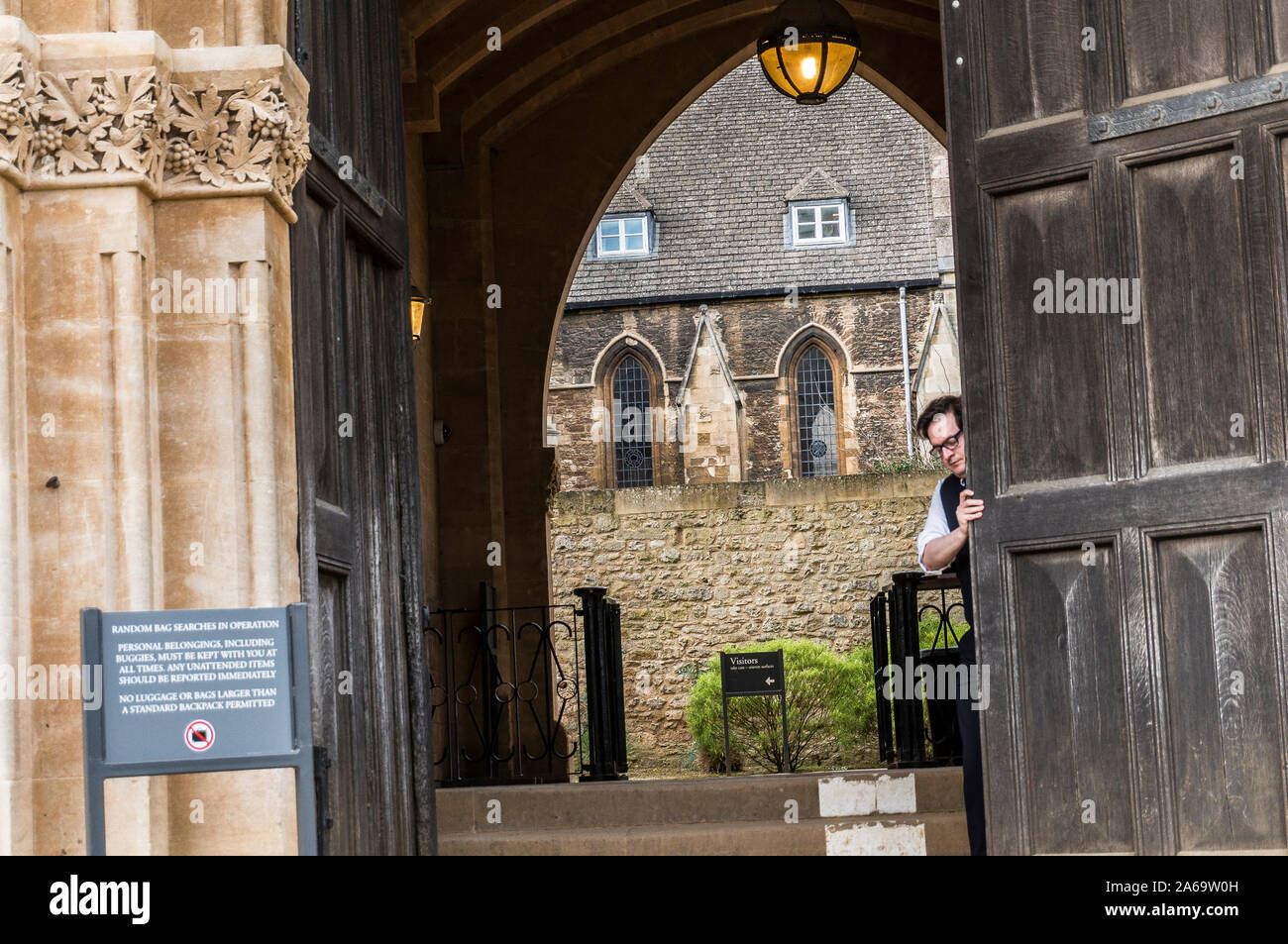 Oxford University - Visiting the colleges - a beautiful city of stunning architecture, history and culture Stock Photo