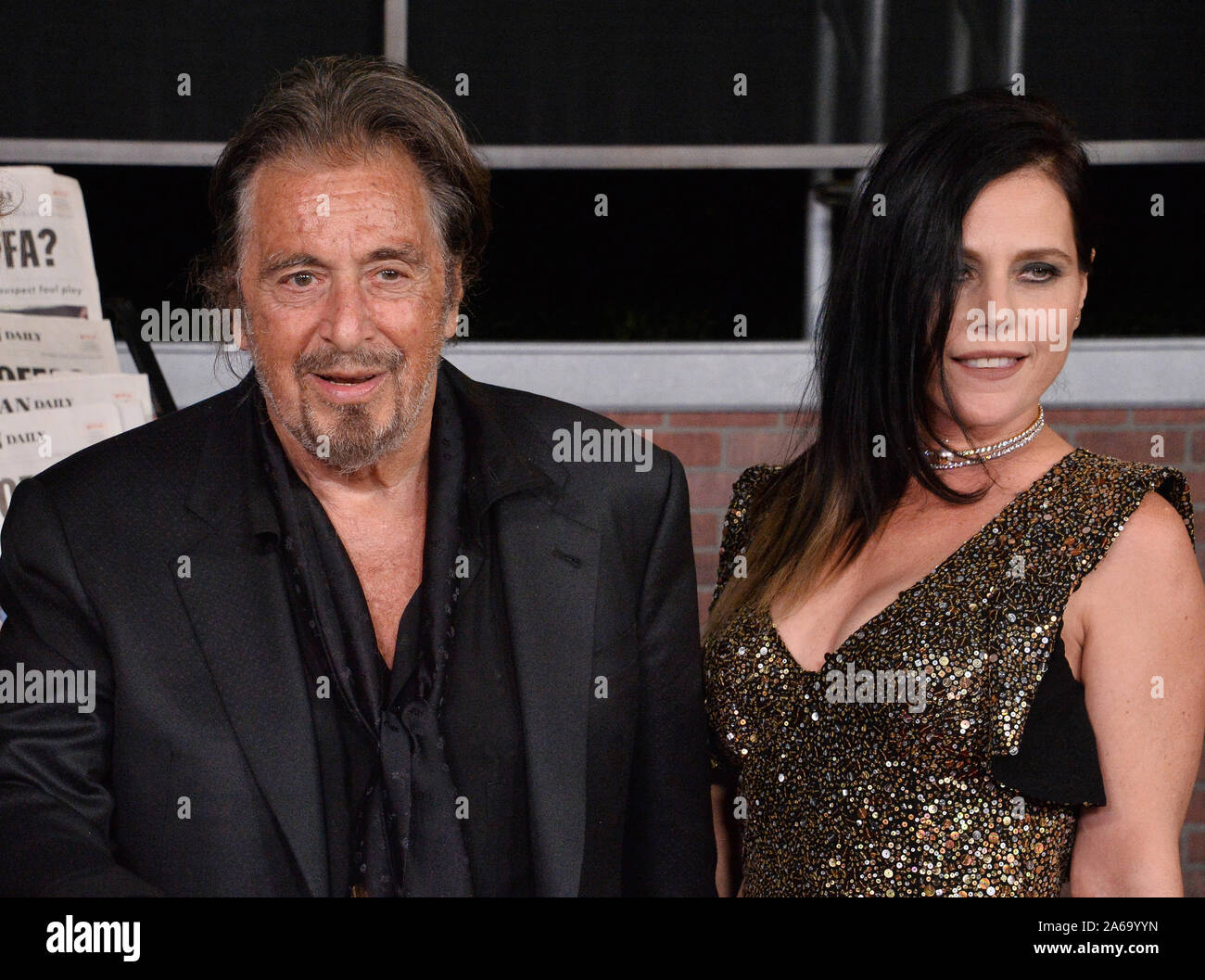 Los Angeles, United States. 24th Oct, 2019. Cast member Al Pacino and