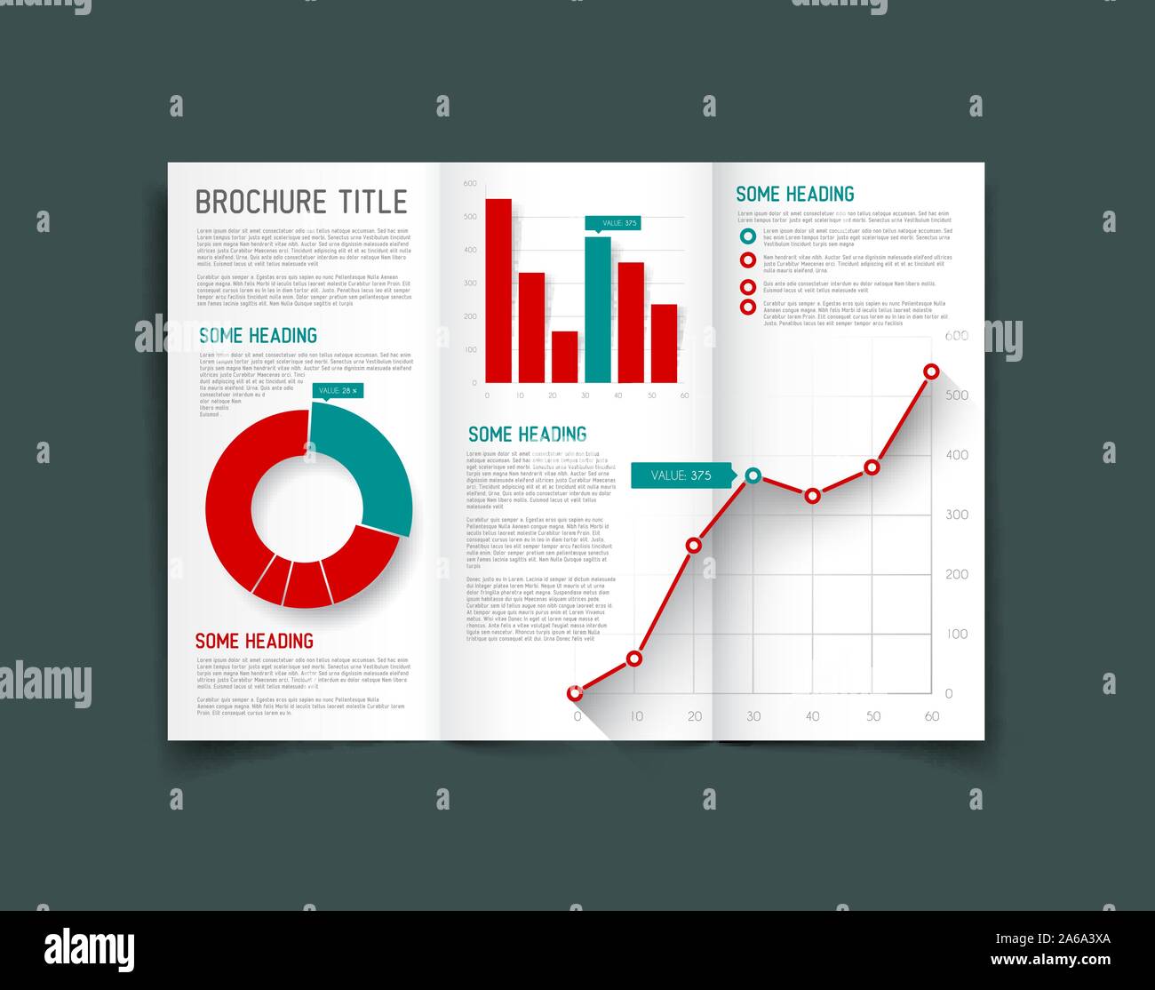 Modern Vector three fold brochure / leaflet / flyer design template Modern Vector three fold brochure / leaflet / flyer design template