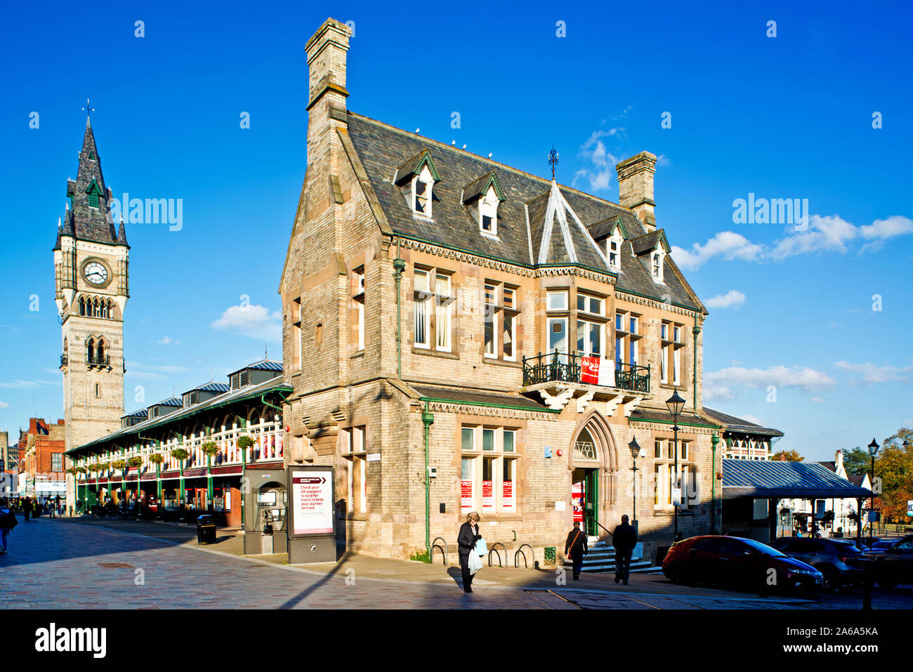 Town Hall, High Row, Darlington, England Stock Photo