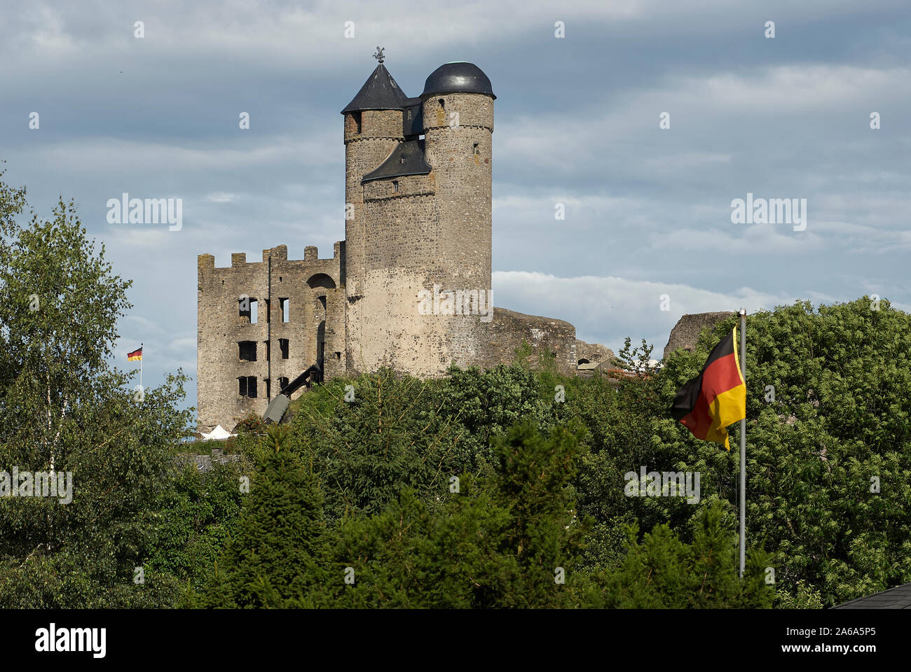 Ruin of castle Grafenstein Stock Photo