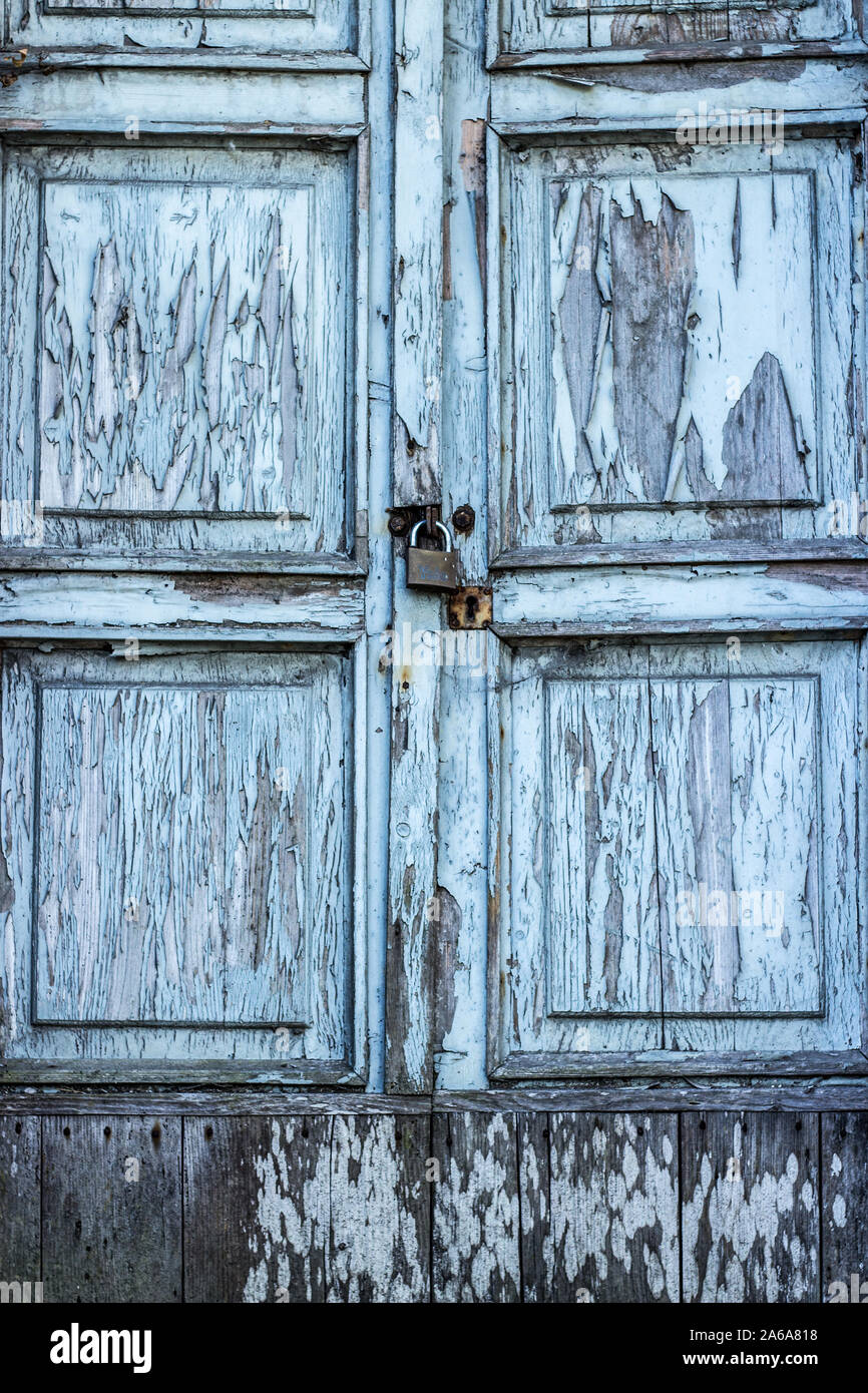 detail of an ancient door Stock Photo