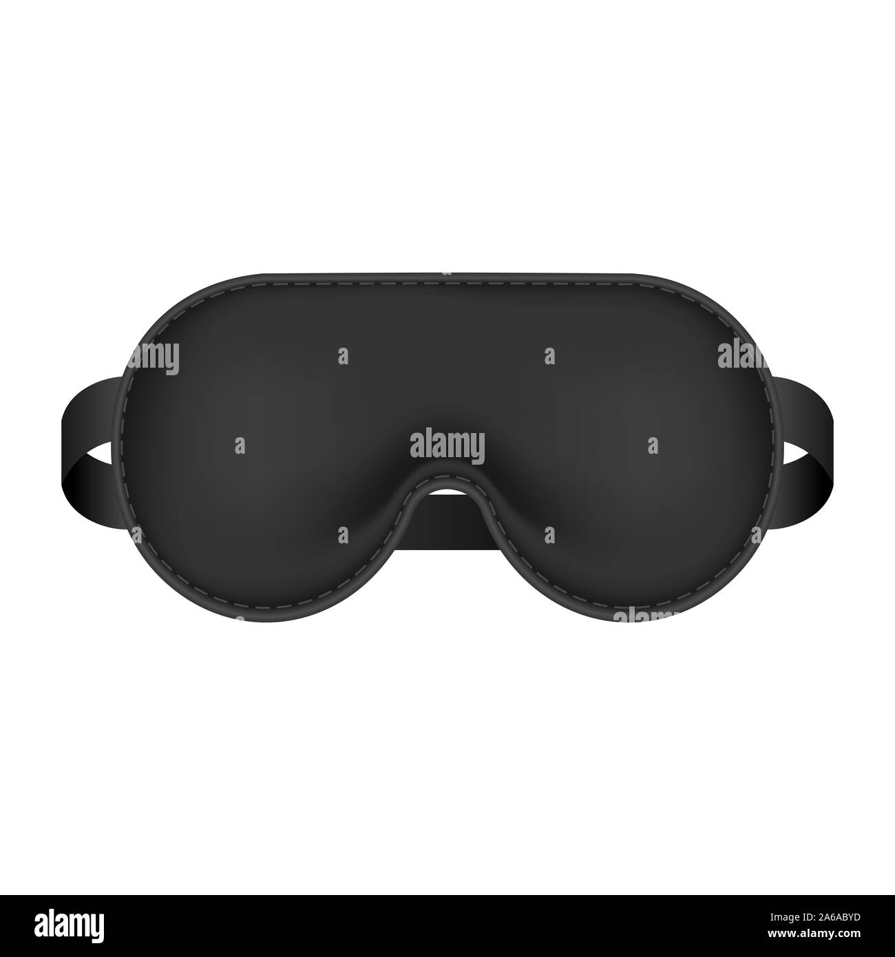 Realistic blindfold. Sleeping mask for cover eyes Stock Vector Image