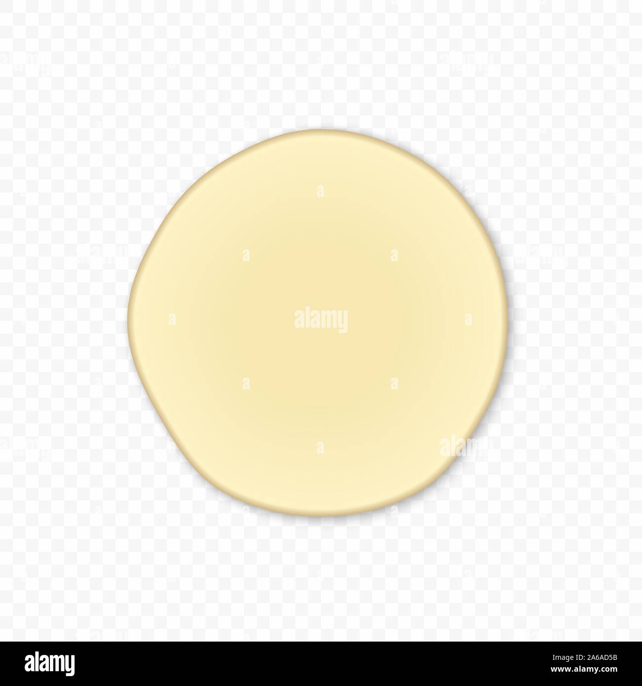 Bread dough isolated on transparent background Stock Vector