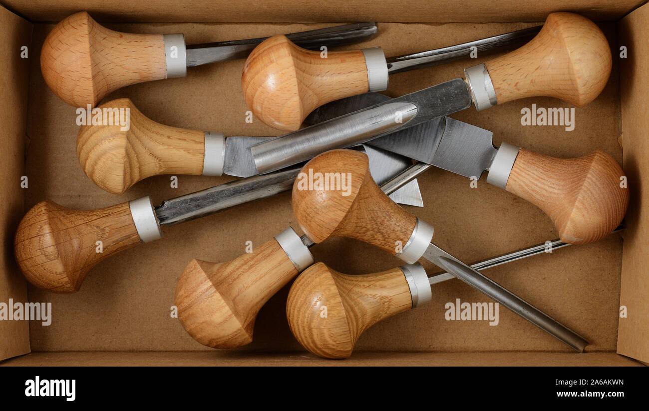 Hobby creative tools in hi-res stock photography and images - Alamy
