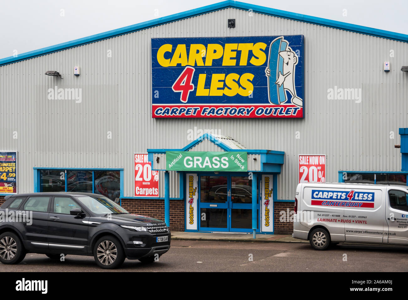 Carpets 4 Less Carpet Factory Outlet Carpet Showroom Stock Photo