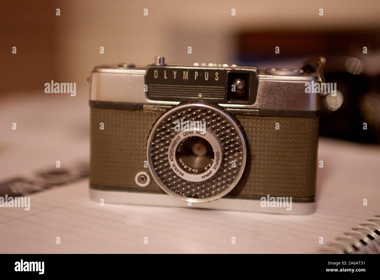 Olympus PEN halfframe film camera Stock Photo Alamy