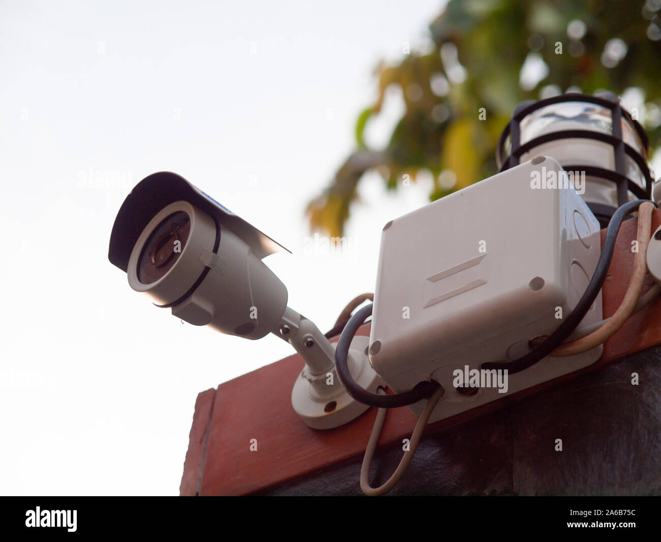 closed circuit camera , recording important events and guard house
