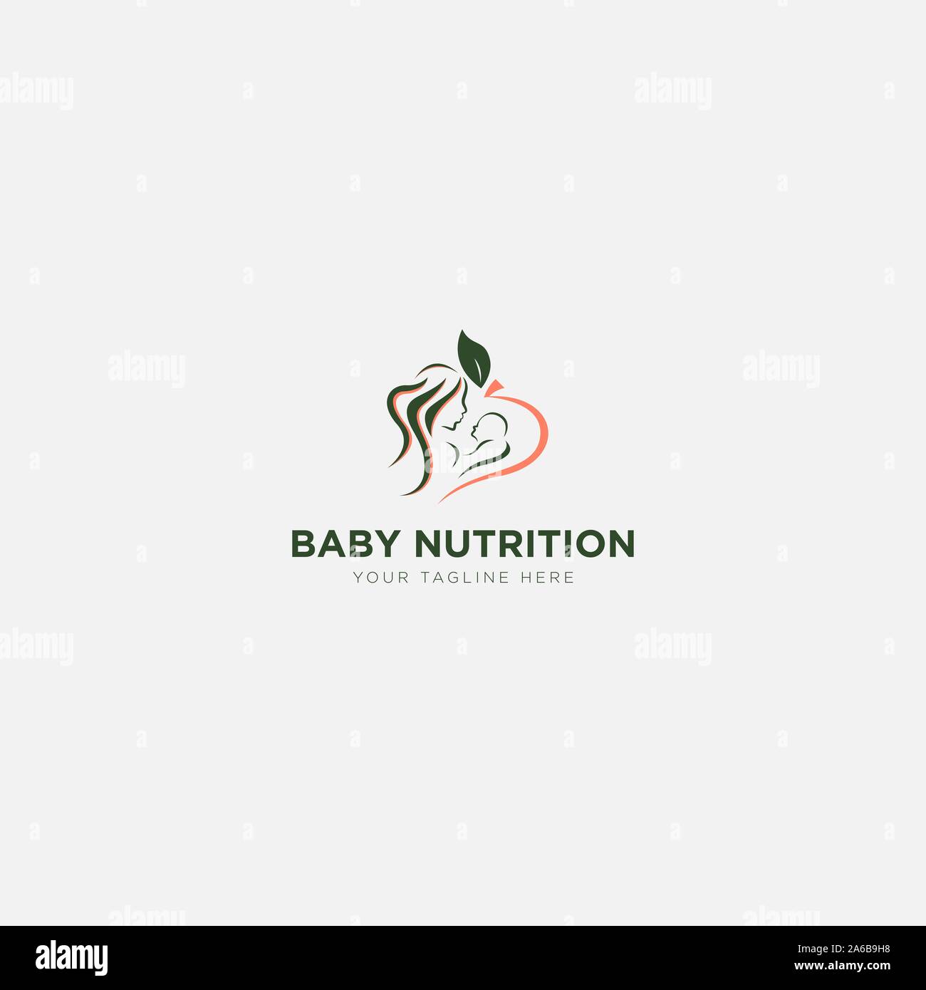 Mom Baby Logo Vector Stock Photos & Mom Baby Logo Vector Stock Images