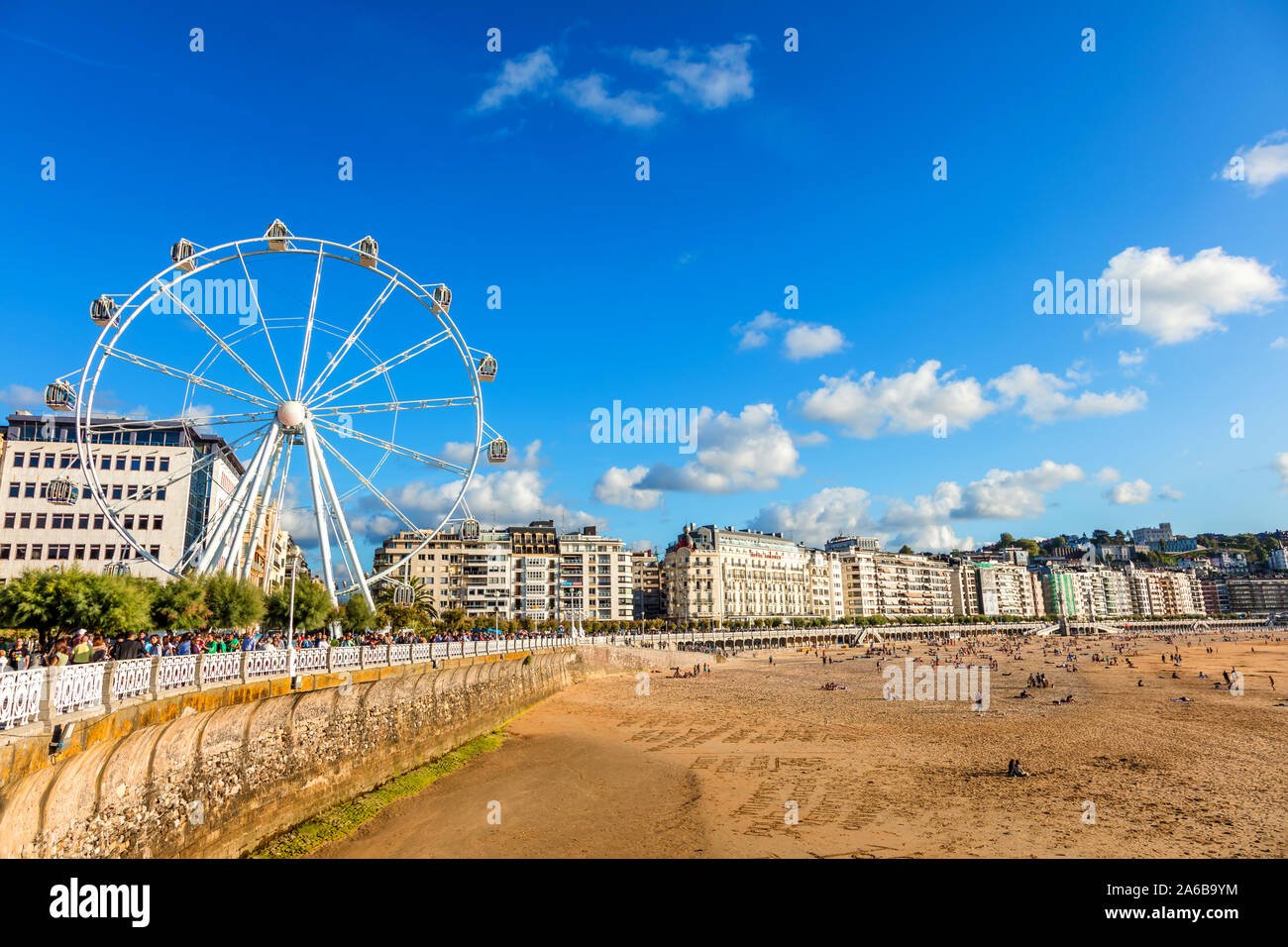 San Sebastian, Spain - 07 September 2019 - Alderdi-Eder park Stock Photo