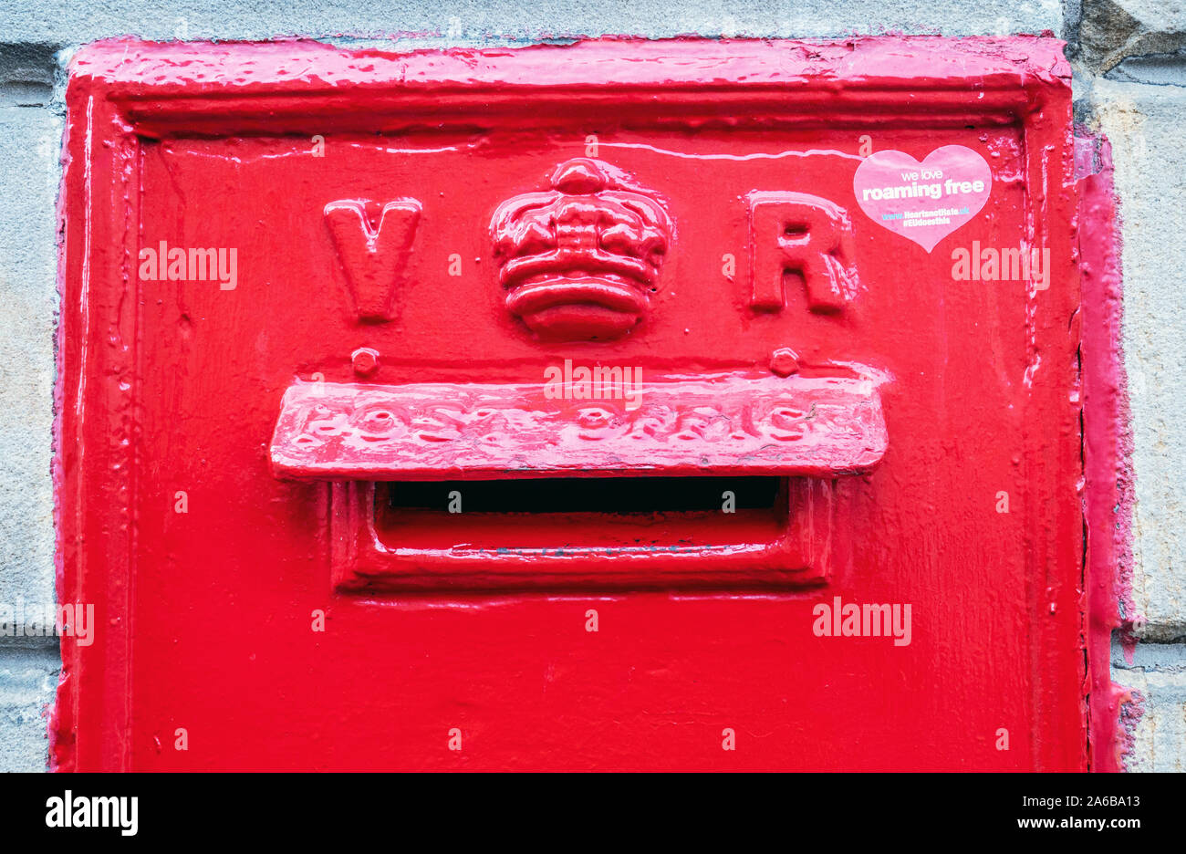 Victorian post box set in a wall hires stock photography and images Alamy