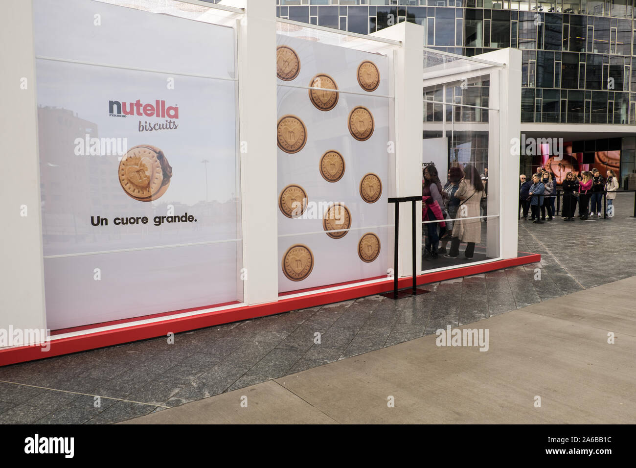 Casa Nutella, a pop up Nutella point in Milano Stock Photo - Alamy