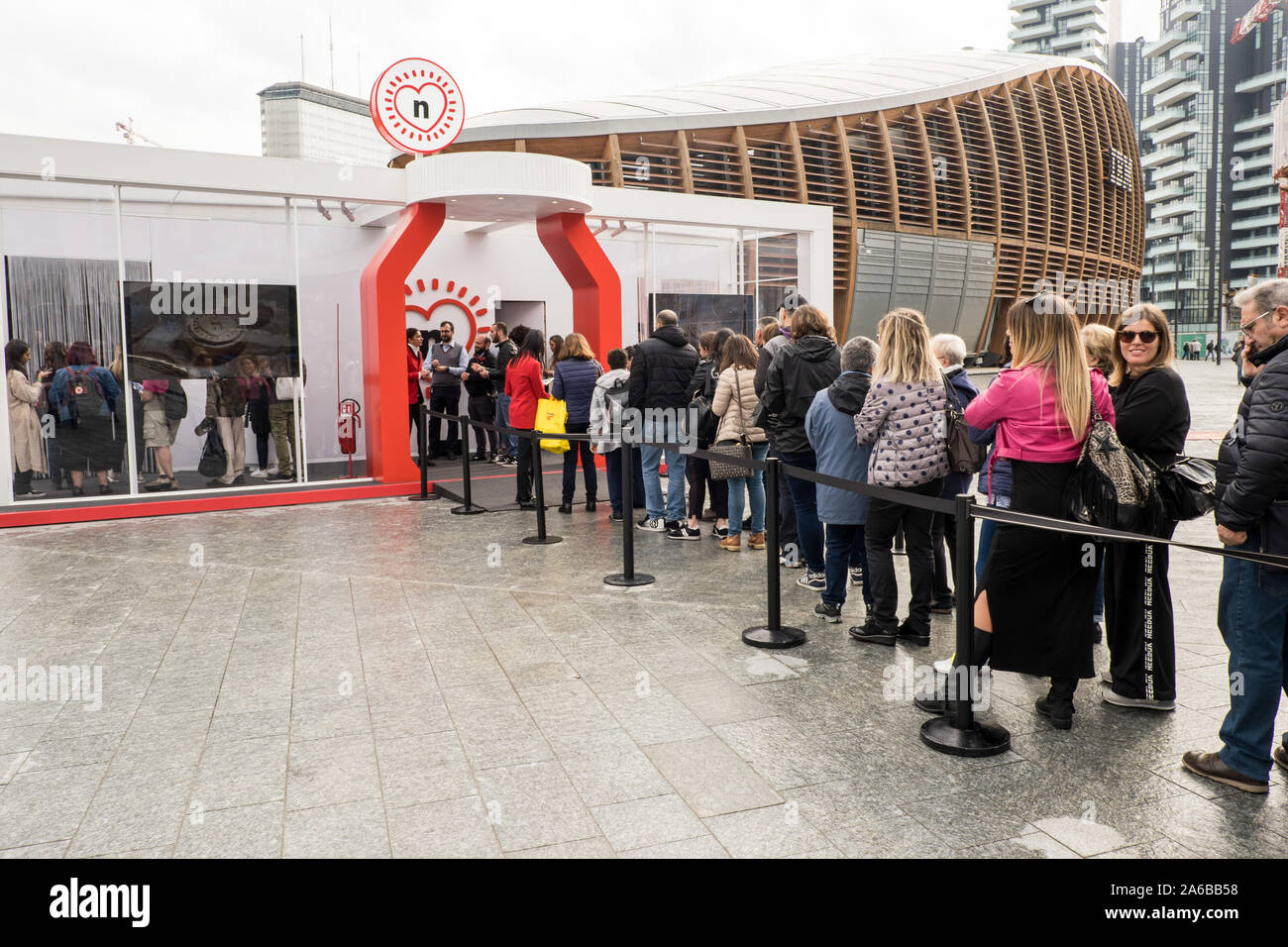 Casa Nutella, a pop up Nutella point in Milano Stock Photo - Alamy