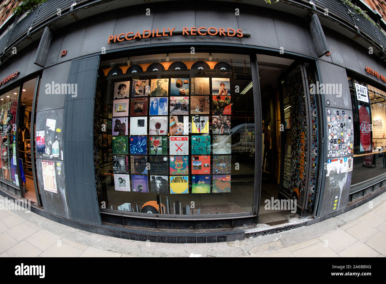 Piccadilly Records. 53 Oldham St, Manchester Stock Photo Alamy