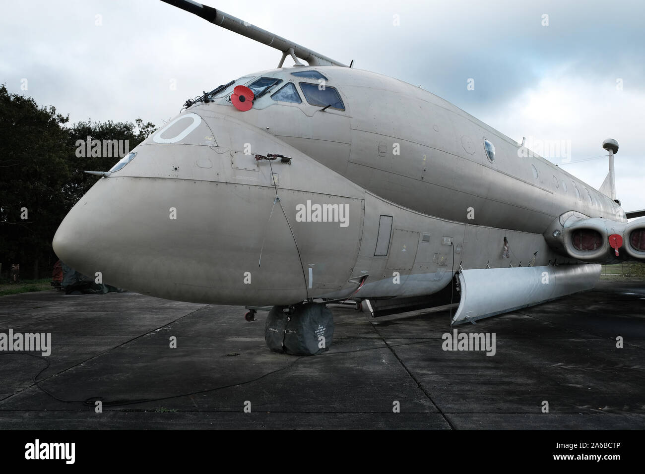 Nimrod maritime patrol and reconnaissance bomber. Cold war period. Stock Photo