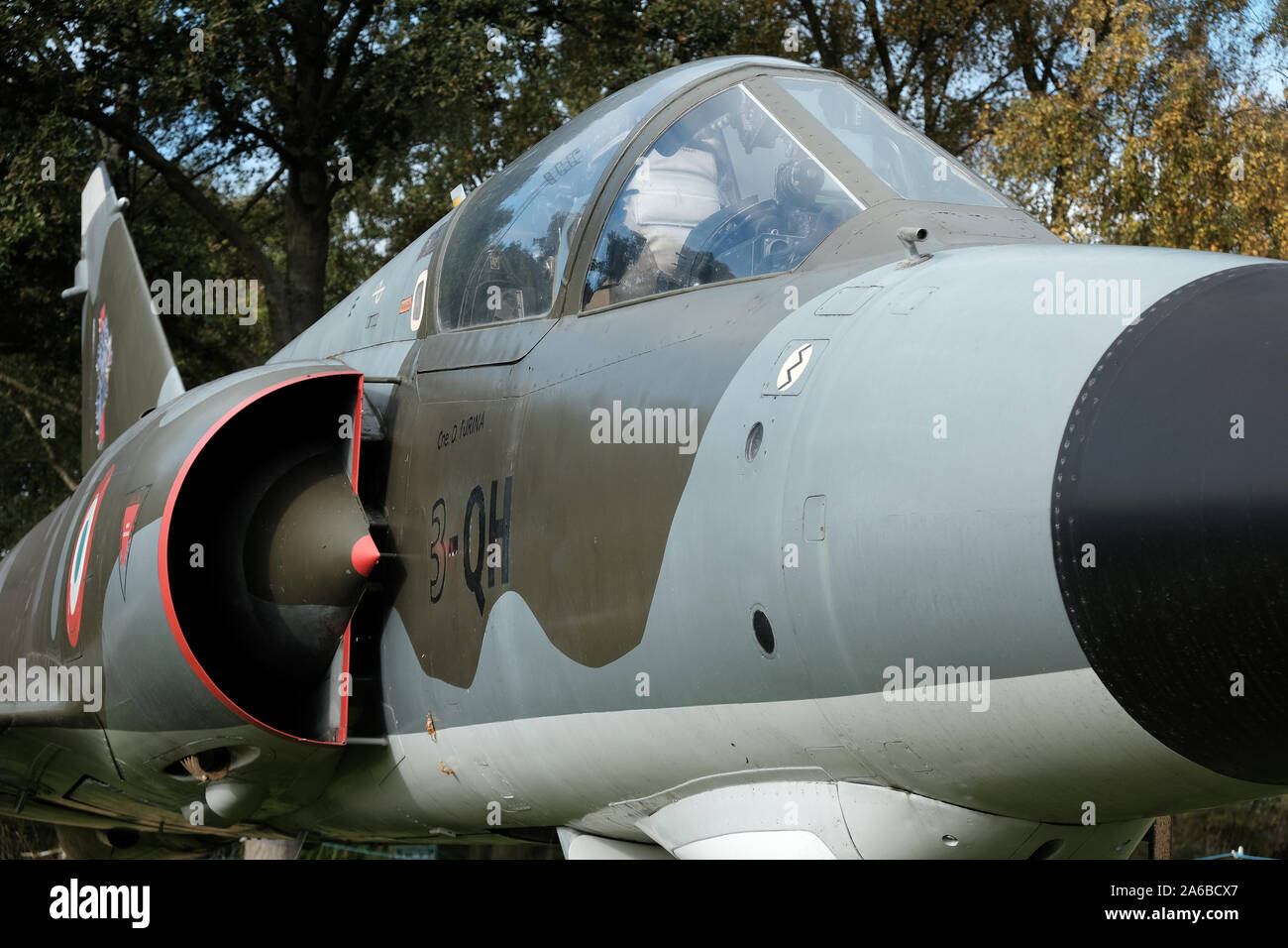 Dassault Mirage 3 cold war period jet fighter interceptor. Stock Photo