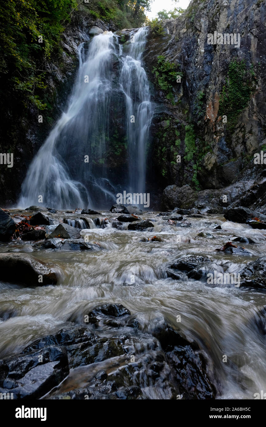 One of the valuable parts of Yalova, Sudüşen Watervfall is inside the borders of Termal District. The location is quite attractive for having entert. Stock Photo