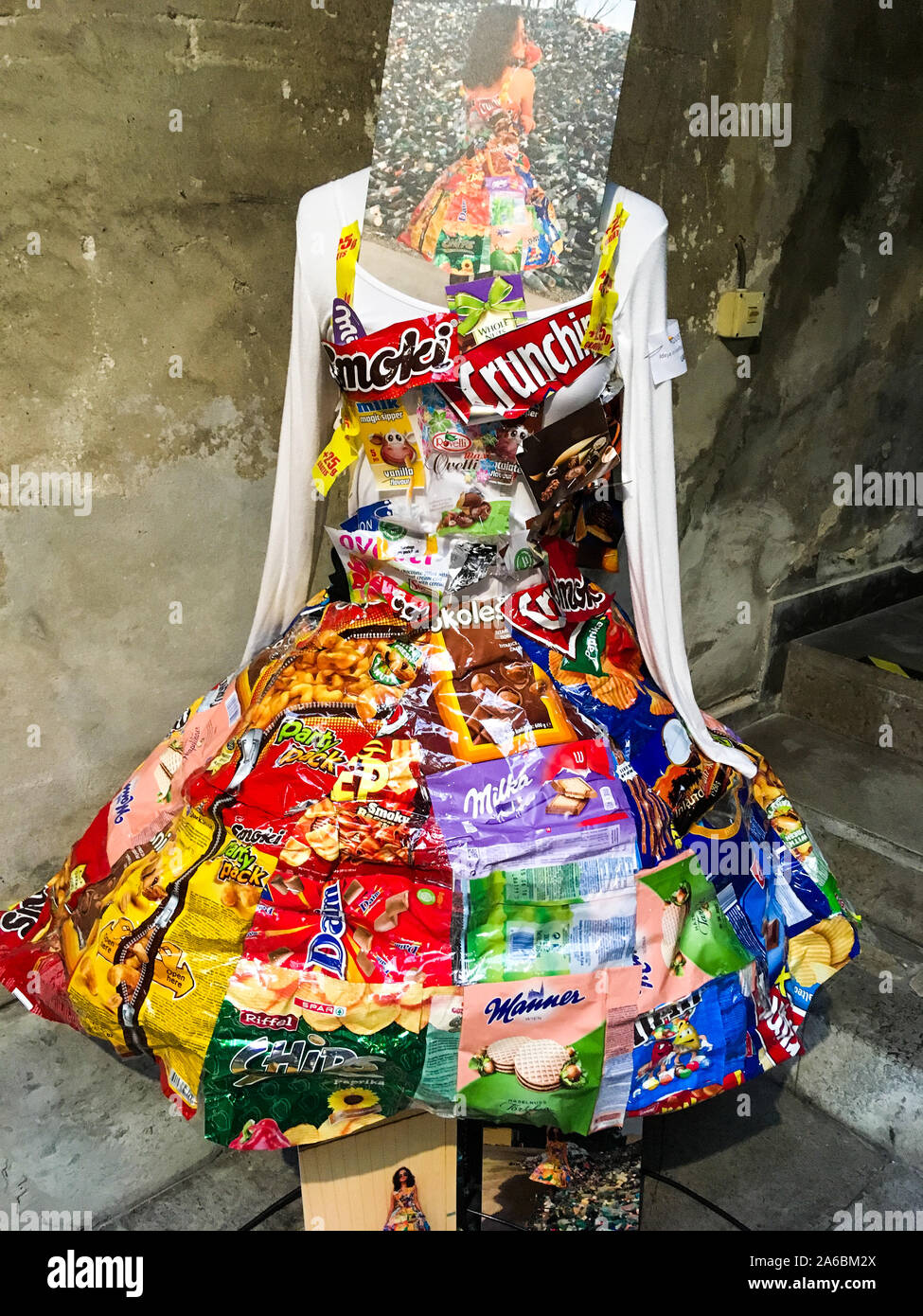 Theater costumes exhibition " Costume is my world", Town Hall, Ljubljana, Slovenia Stock Photo