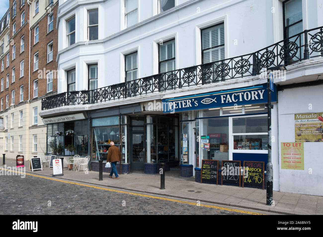 Peter's Fish Factory and The Harbour Cafe Bar Kitchen on The Parade on ...