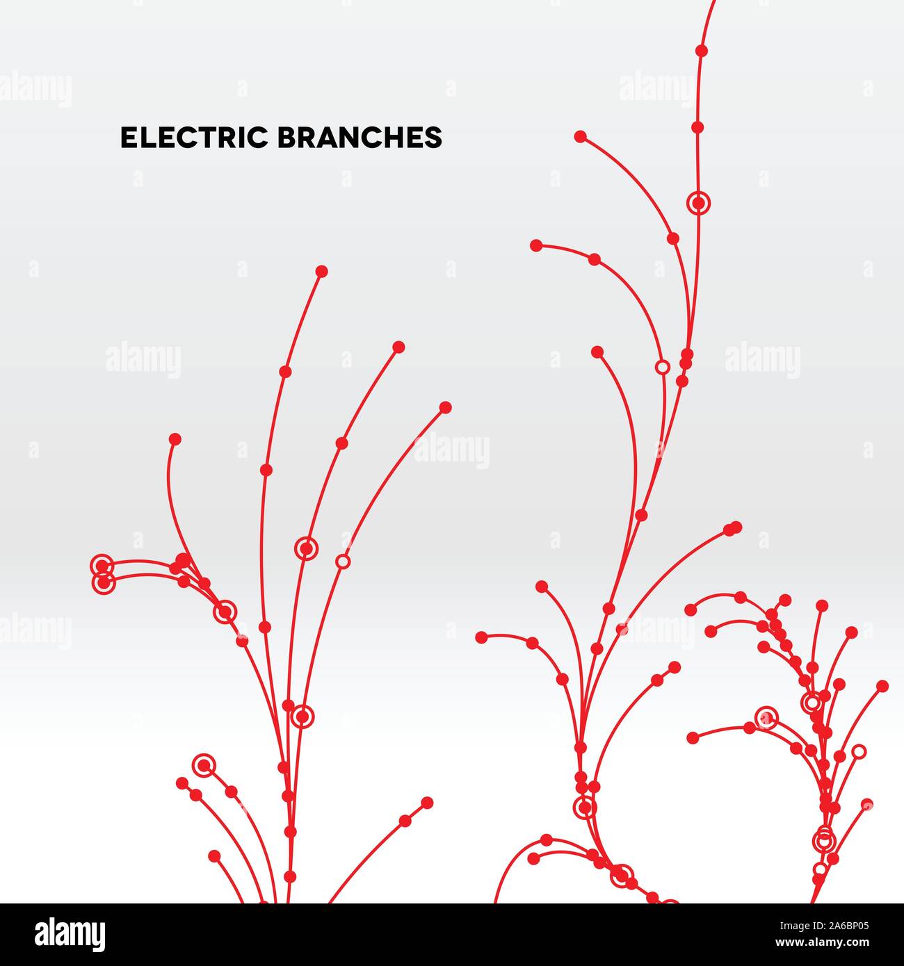 Wire grid trees made of connected dots Stock Vector Image & Art - Alamy