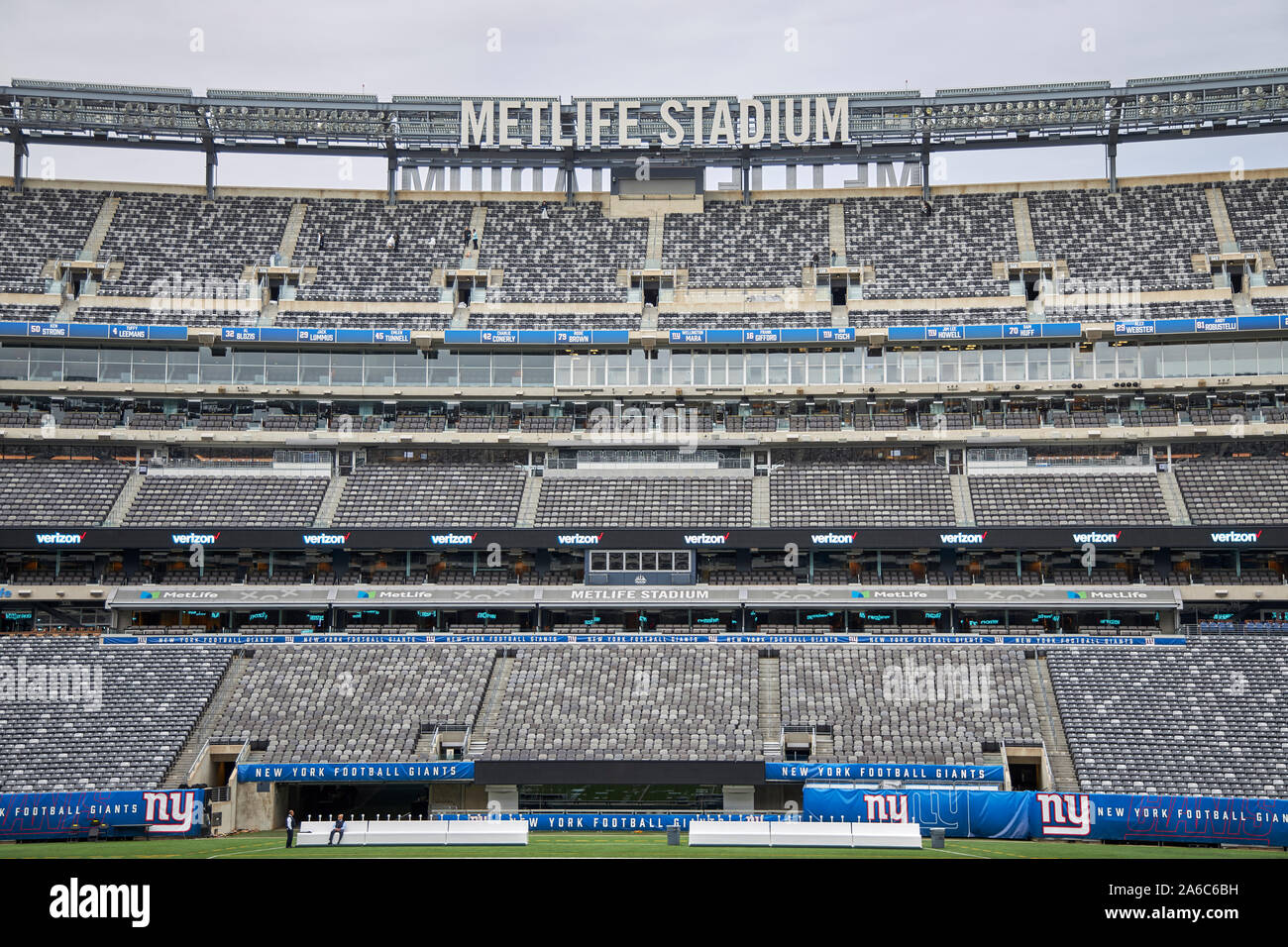 Concession selling New York Giants souvenirs at MetLife Stadium Stock Photo  - Alamy