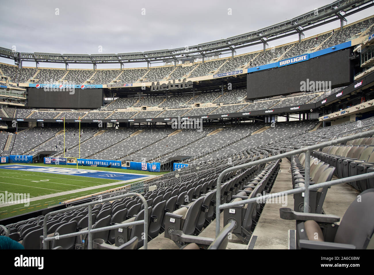 Concession selling New York Giants souvenirs at MetLife Stadium Stock Photo  - Alamy