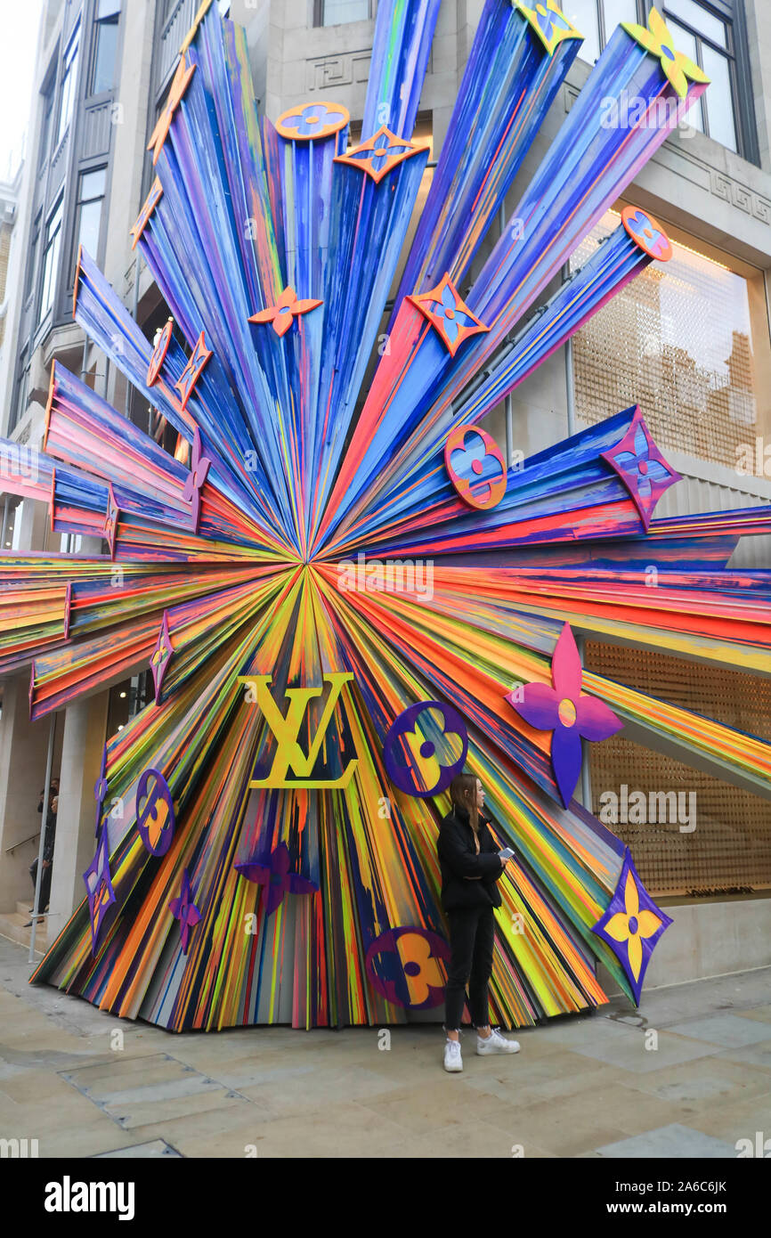 Sarah Crowner's Art Lights Up The Renovated Louis Vuitton Store On New Bond  Street