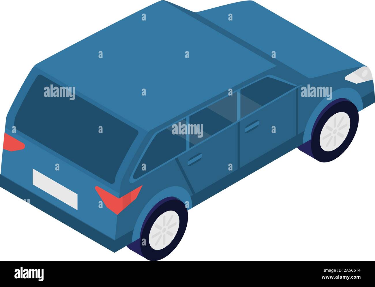 Blue car icon, isometric style Stock Vector Image & Art - Alamy