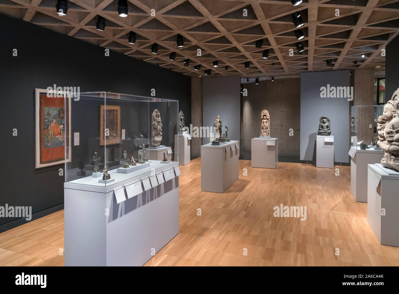 Interior of Yale University Art Gallery, New Haven, Connecticut, USA Stock Photo