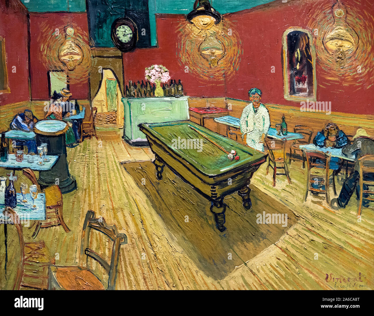 Le Café de Nuit (The Night Café) by Vincent van Gogh (1853-1890), oil on  canvas, 1888 Stock Photo - Alamy