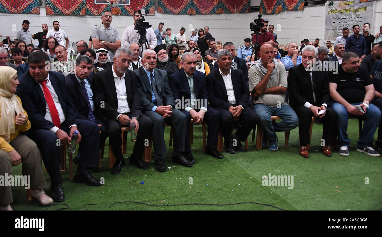 Tubas, West Bank, Palestinian Territory. 25th Oct, 2019. Palestinian