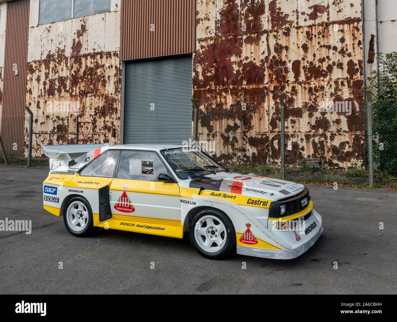 Audi Quattro S1 Rally Car Stock Photo