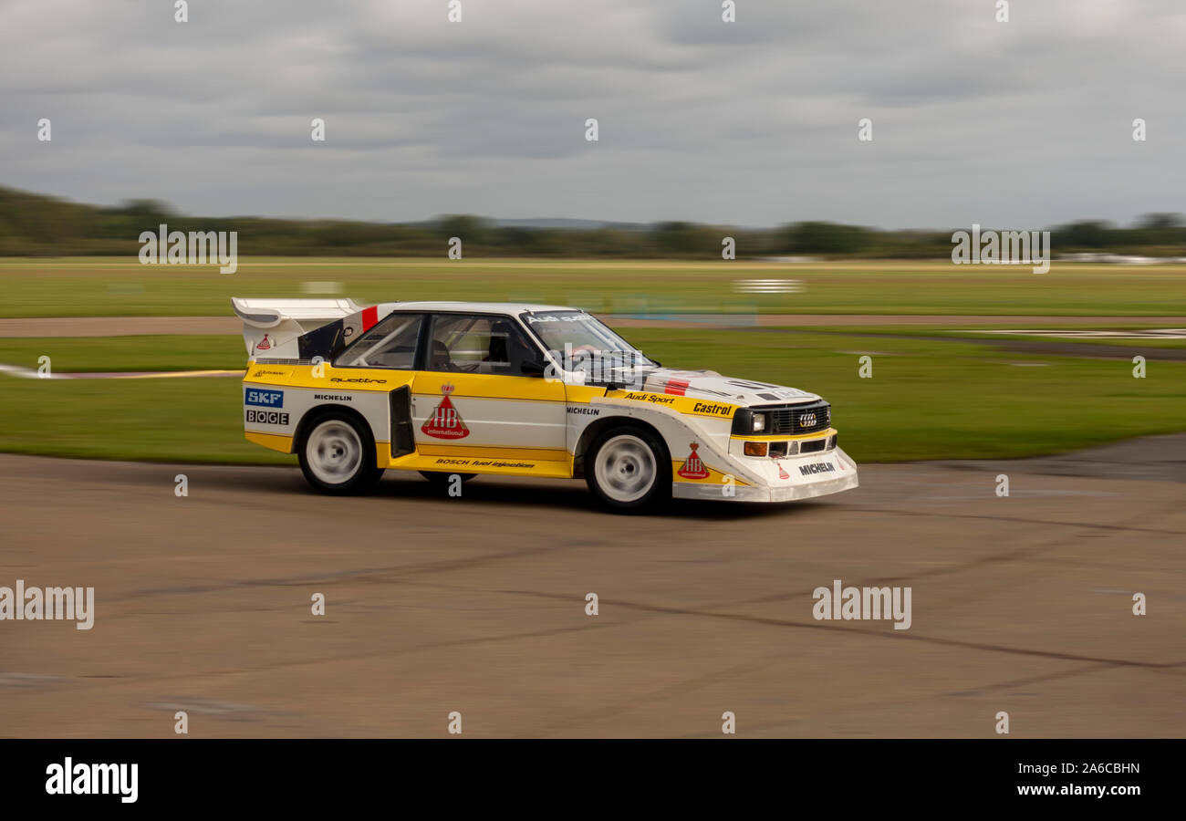 A 1985, Audi S1 E2 Sport Quattro part of a special 40thYears of the Audi  Quattro anniversary exhibition at the 2020 London Classic Car Show Stock  Photo - Alamy