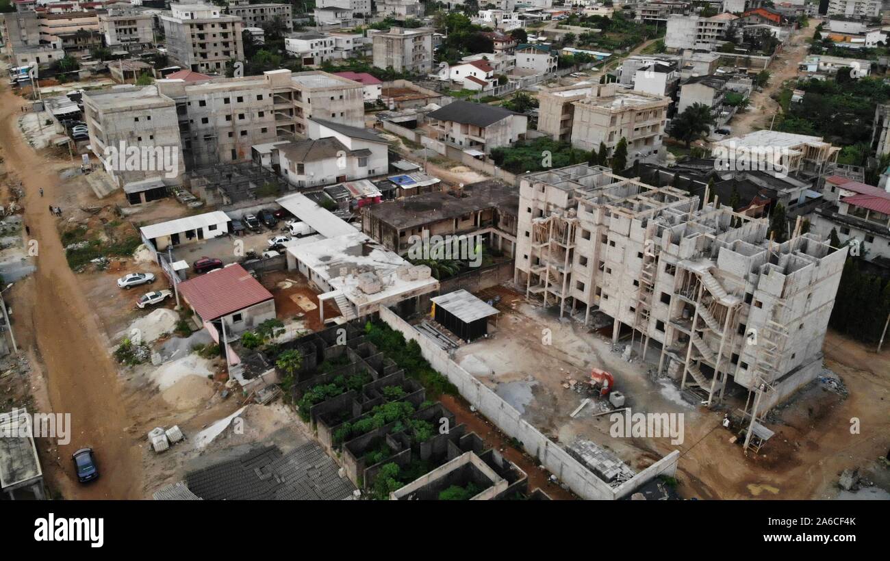 Building construction in Ivory-coast Stock Photo - Alamy