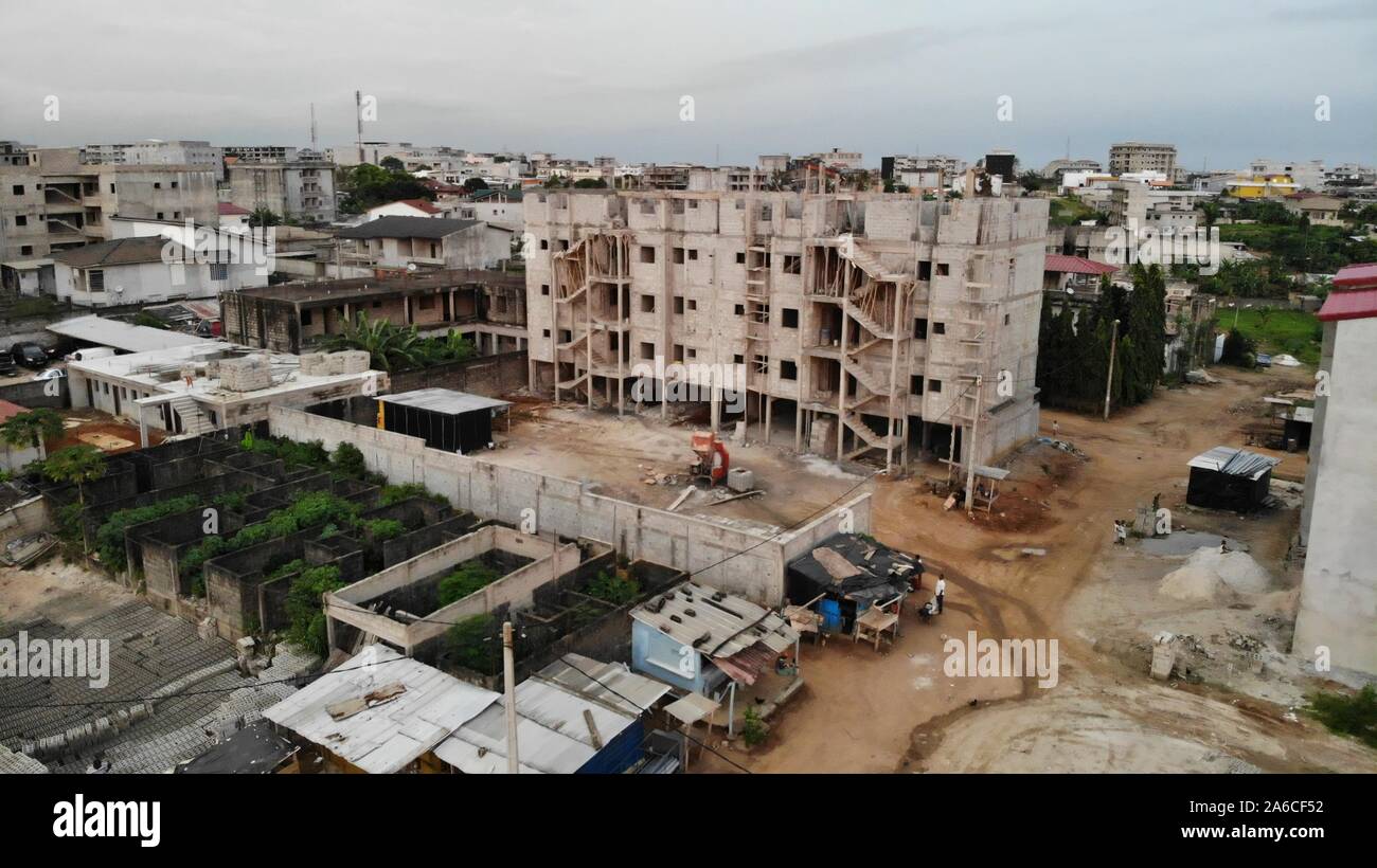 Building construction in Ivory-coast Stock Photo - Alamy