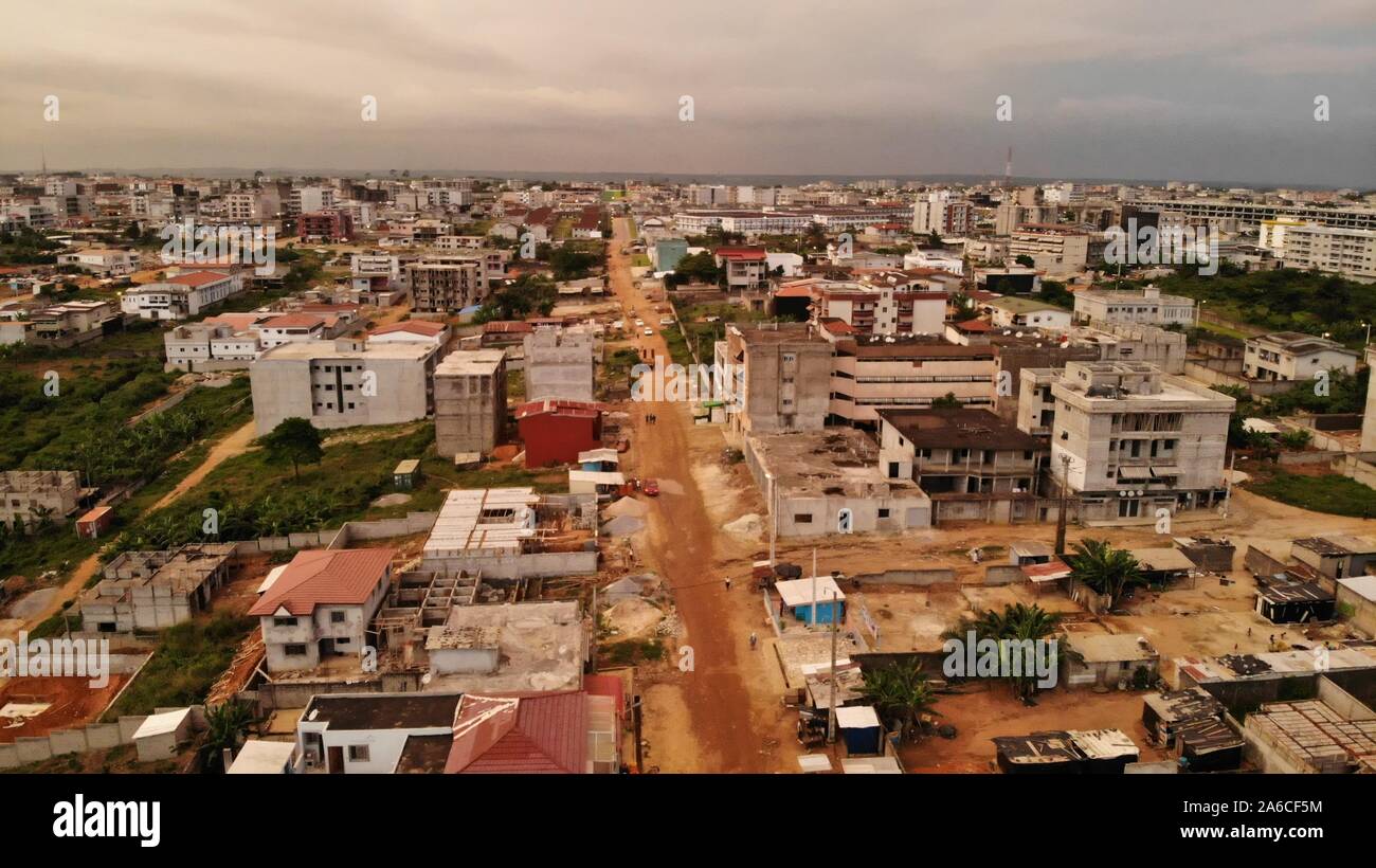 Building construction in Ivory-coast Stock Photo - Alamy